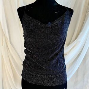 Discovery Shimmering Black Tank Top
